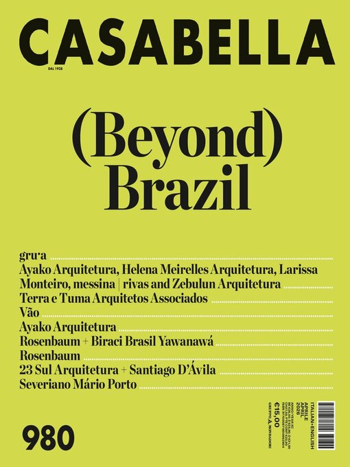 Title details for Casabella by Mondadori Media S.p.A., S.L.L. - Available
